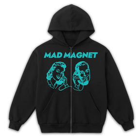 Mad Magnet Zip Up - Black - Front