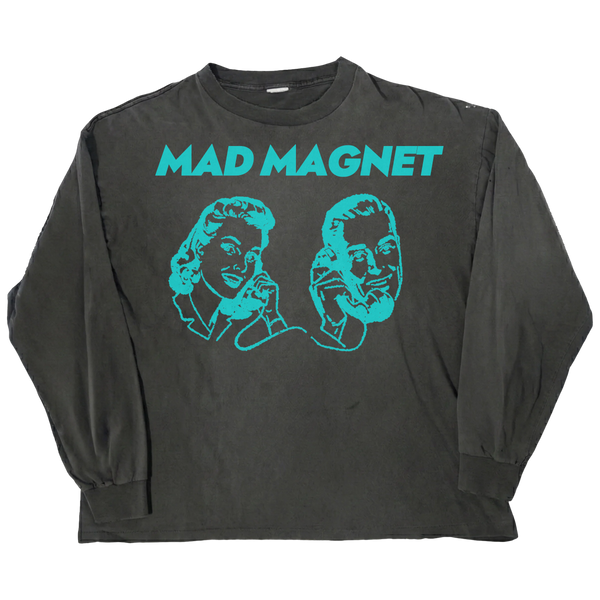 Mad Magnet L/S Tee - Black - Front