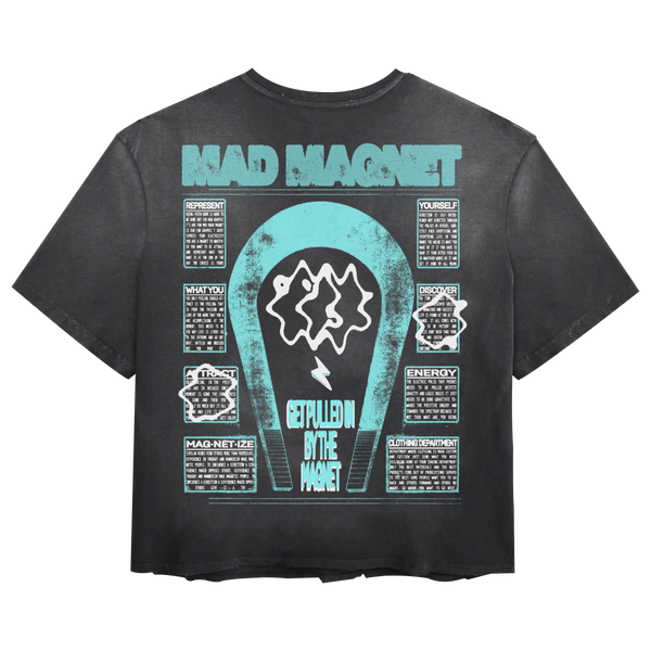 Mad Magnet Tee - Black - Back