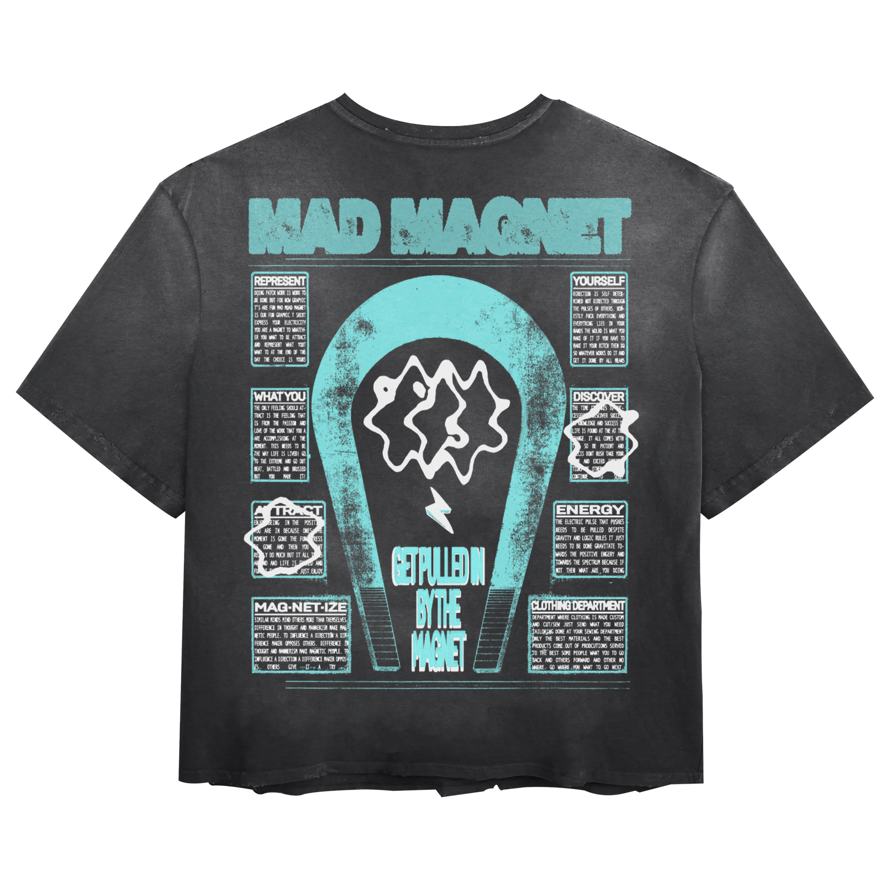 Mad Magnet Tee - Black - Back