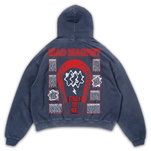 Mad Magnet Hoodie - Blue - Back
