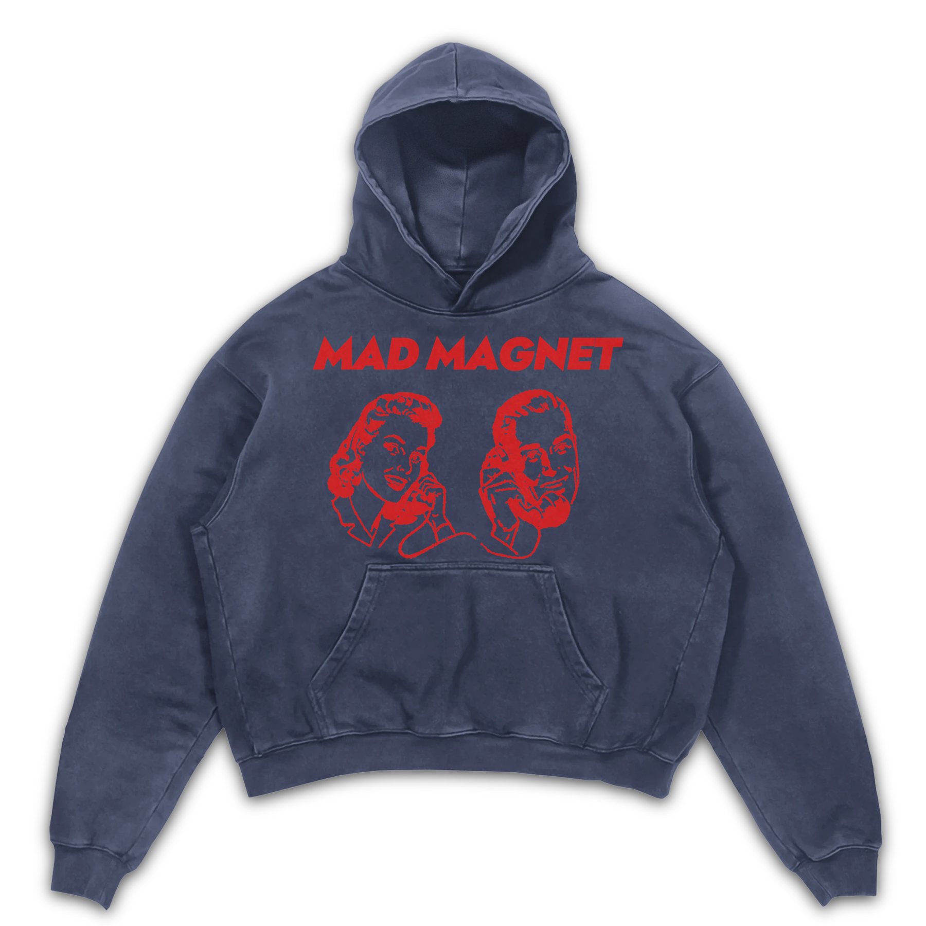 Mad Magnet Hoodie - Blue - Front