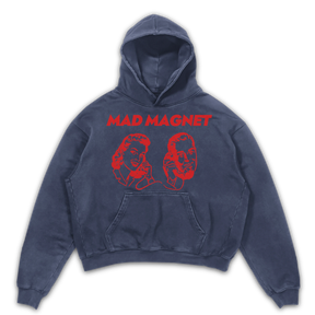 Mad Magnet Hoodie - Blue - Front