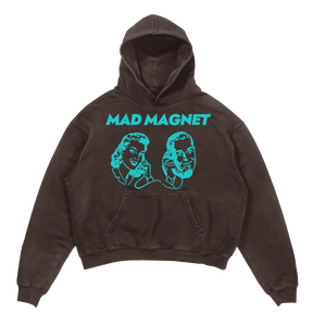 Mad Magnet Hoodie - Brown - Front