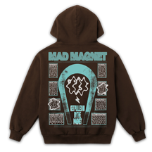 Mad Magnet Zip Up - Brown - Back