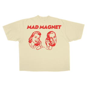 Mad Magnet Drop Tee - Cream - Front