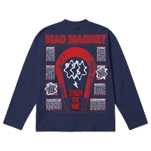 Mad Magnet Baggy L/S Tee - Blue - Back