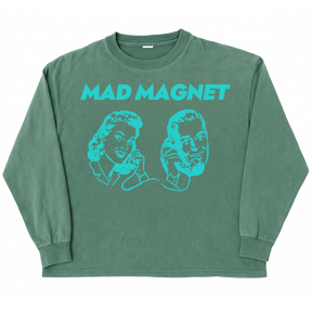 Mad Magnet L/S Tee - Green - Front