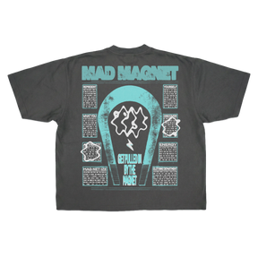Mad Magnet Drop Tee - Grey - Back