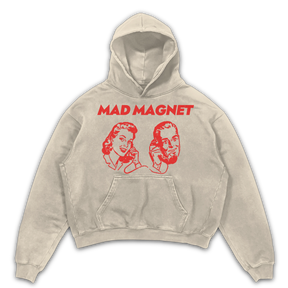 Mad Magnet Hoodie - Sand - Front