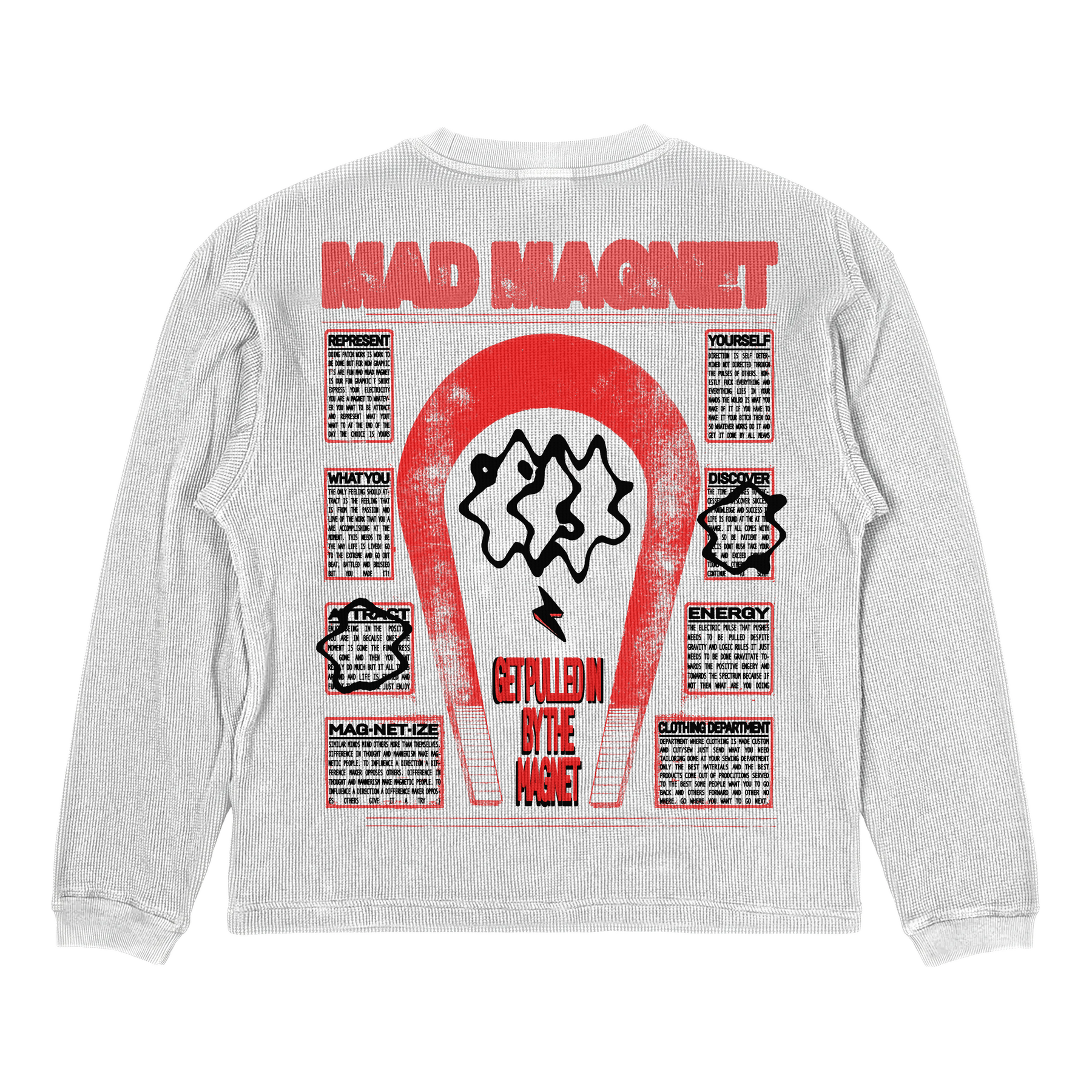 Mad Magnet Thermal - White - Back