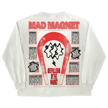 Mad Magnet L/S Tee - White - Back
