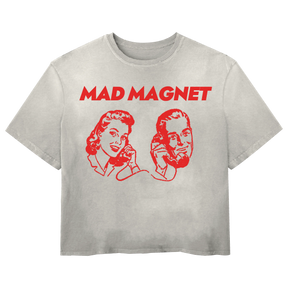 Mad Magnet Tee - White - Front