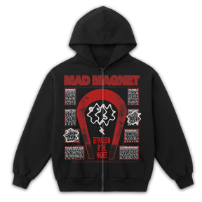 MAGNET Zip Up - Black - Front
