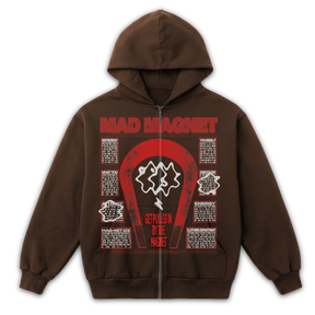 MAGNET Zip Up - Brown - Front
