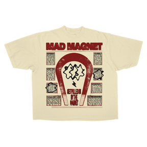 MAGNET Drop Tee - Cream - Front
