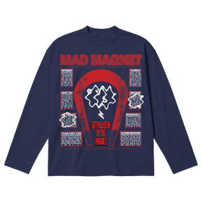 MAGNET Baggy L/S Tee - Blue - Front