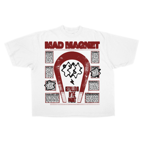 MAGNET Drop Tee - White - Front