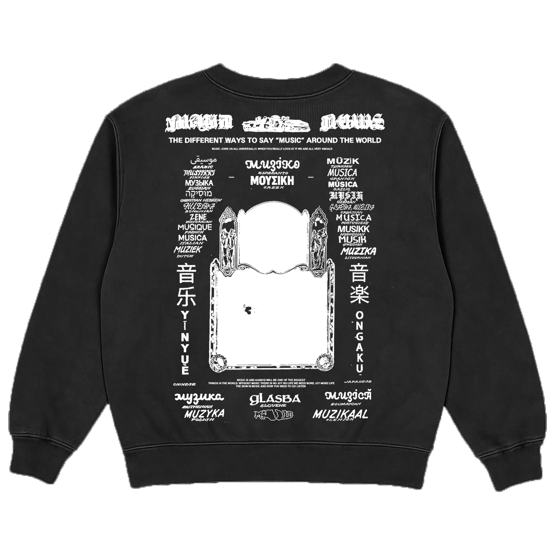 Maud Music Crewnecks