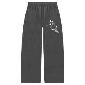 Much Obliged Baggy Sweatpants - Grey - Front