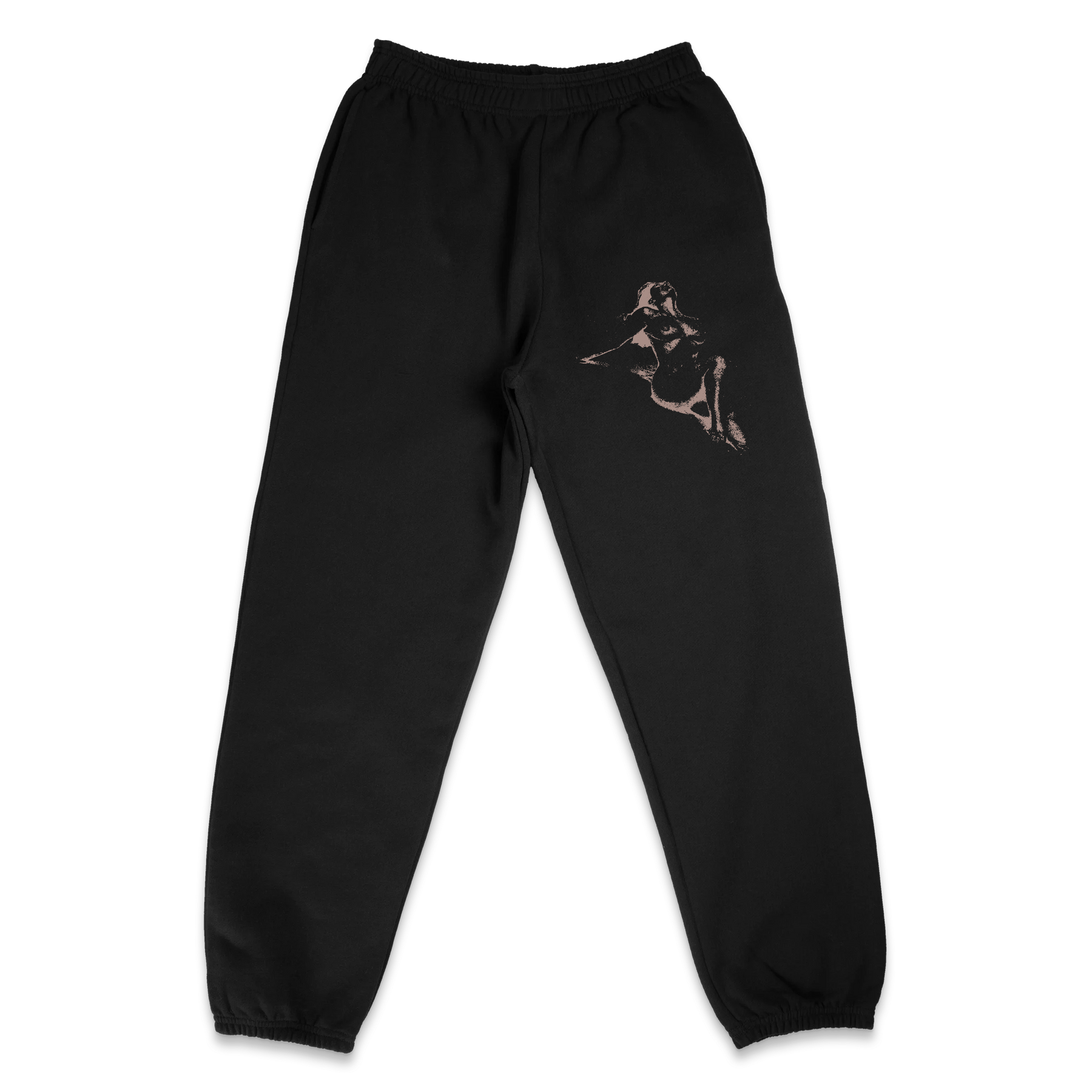 Much Obliged Sweatpants - Black - Front