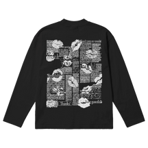 Much Obliged Baggy L/S Tee - Black - Back