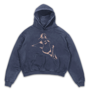 Much Obliged Hoodie - Blue - Front