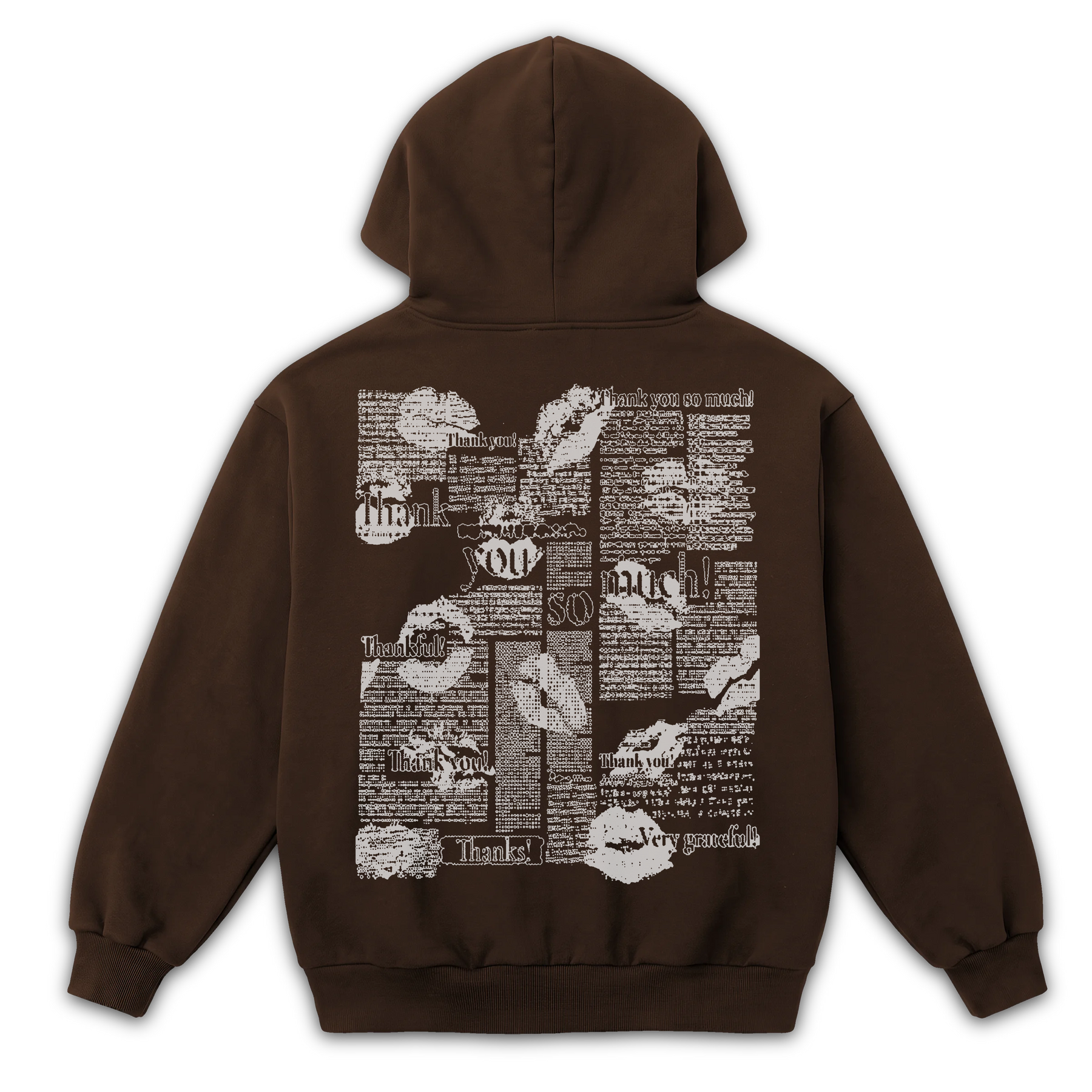 Much Obliged Zip Up - Brown - Back