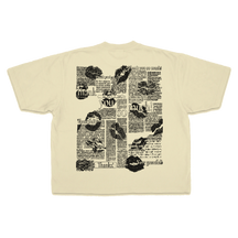 Much Obliged Drop Tee - Cream - Back