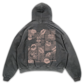 Much Obliged Hoodie - Grey - Back