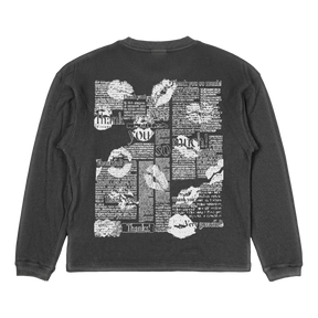 Much Obliged Thermal - Grey - Back