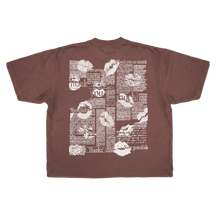 Much Obliged Drop Tee - Mocha - Back