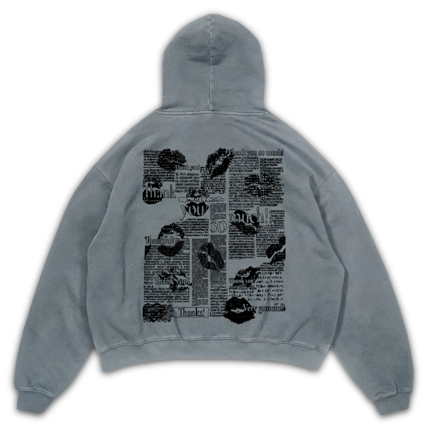 Much Obliged Hoodie - Sage - Back