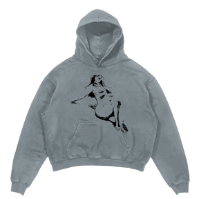 Much Obliged Hoodie - Sage - Front