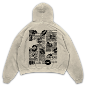 Much Obliged Hoodie - Sand - Back