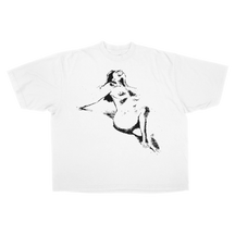 Much Obliged Drop Tee - White - Front