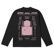 Music News Baggy L/S Tee - Black - Back