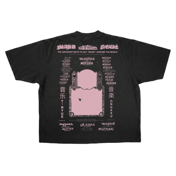 Music News Drop Tee - Black - Back