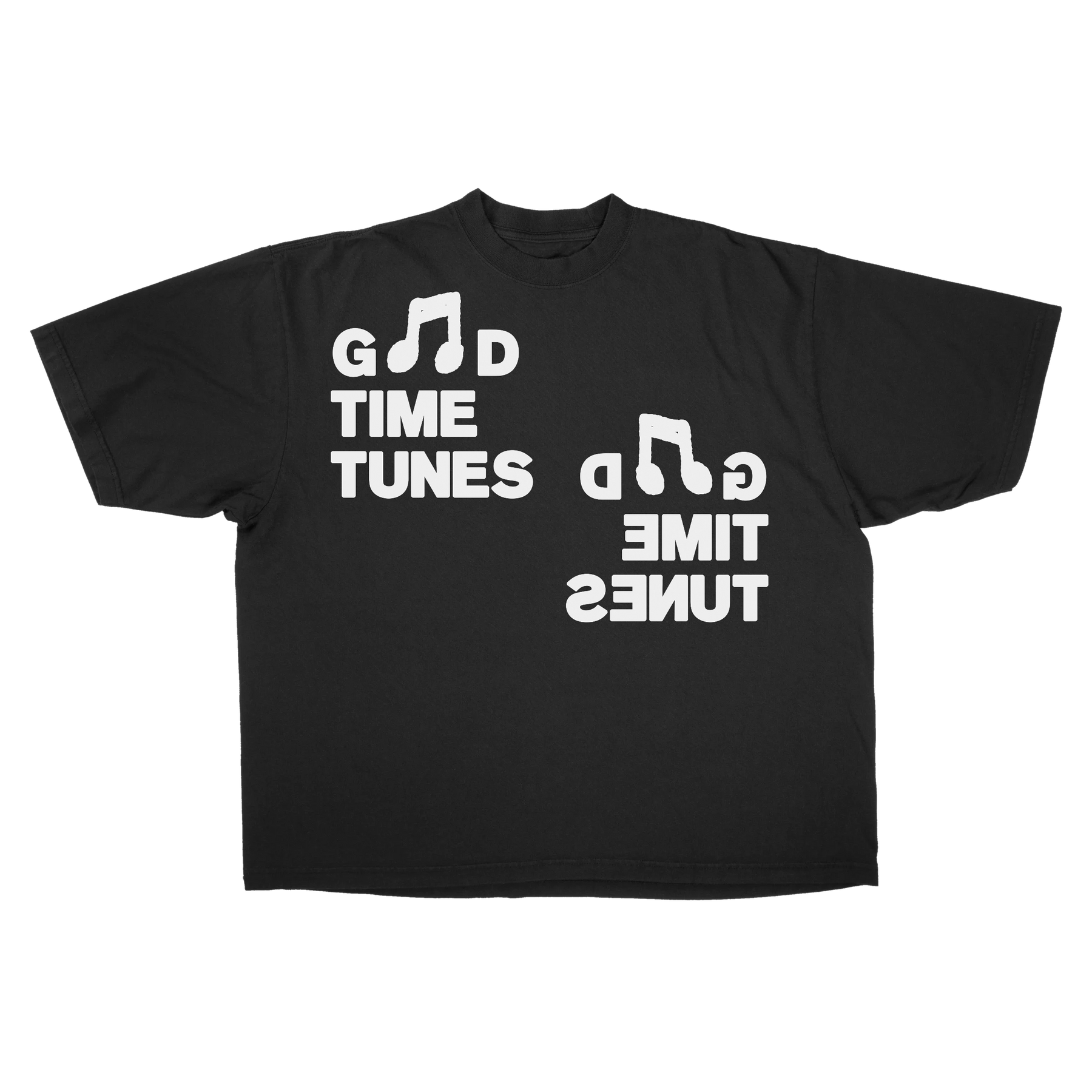 Music News Drop Tee - Black - Front