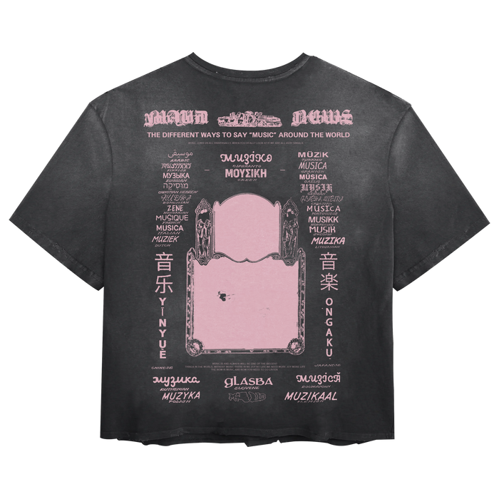 Music News Tee - Black - Back