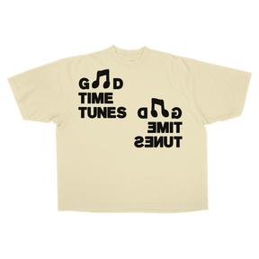 Music News Drop Tee - Cream - Front