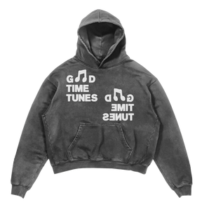 Music News Hoodie - Grey - Front