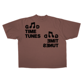 Music News Drop Tee - Mocha - Front