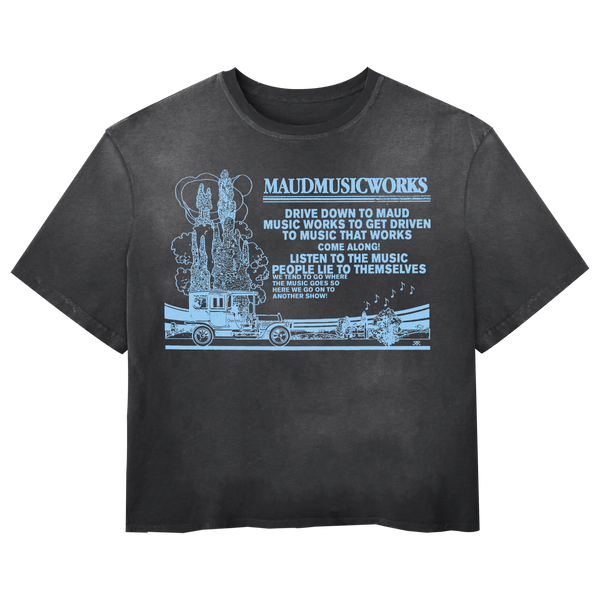 Music Works Tee - Black - Front