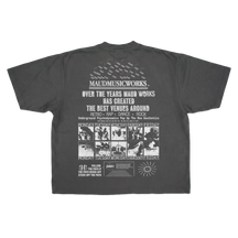 Music Works Drop Tee - Grey - Back