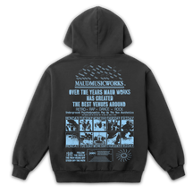 Music Works Zip Up - Grey - Back