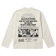 Music Works Baggy L/S Tee - Off White - Back