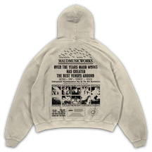 Music Works Hoodie - Sand - Back