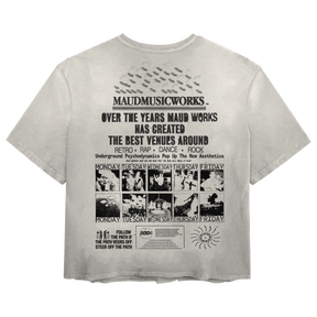 Music Works Tee - White - Back