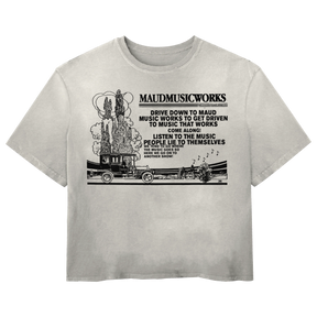 Music Works Tee - White - Front